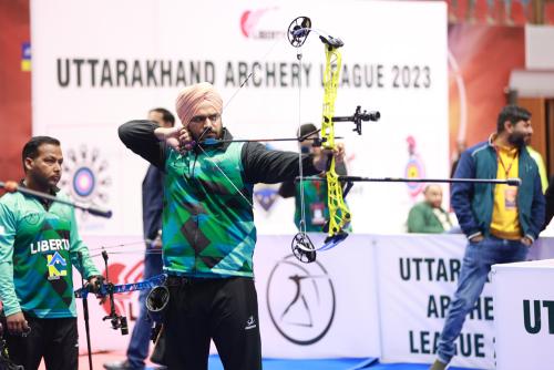 LIBERTY UTTARAKHAND ARCHERY LEAGUE 2023SANGAMPREET BISLA